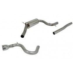Piper exhaust Volkswagen Golf MK5 1.9 TDI Cat-Back exhaust system 1 Silence, Piper Exhaust, TGOL13AS